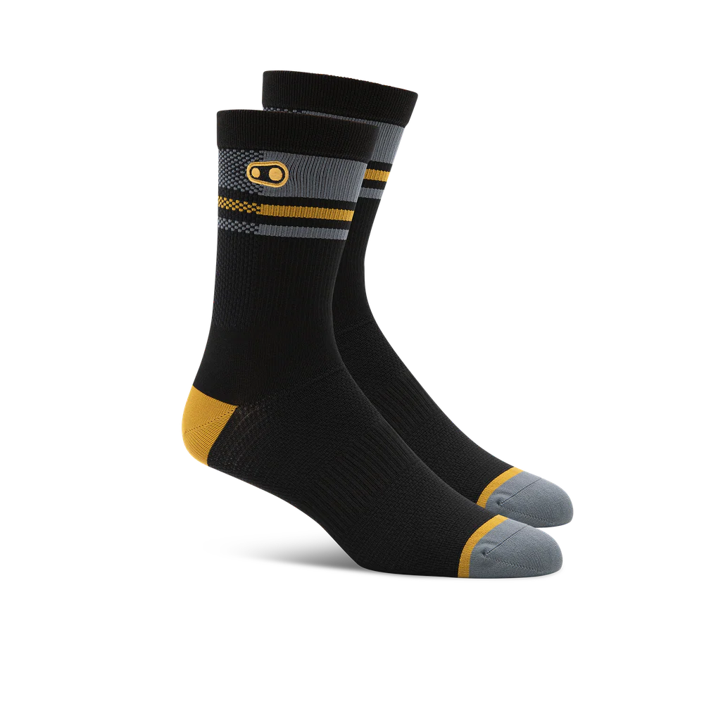 Icon MTB Socks - Black/Gold