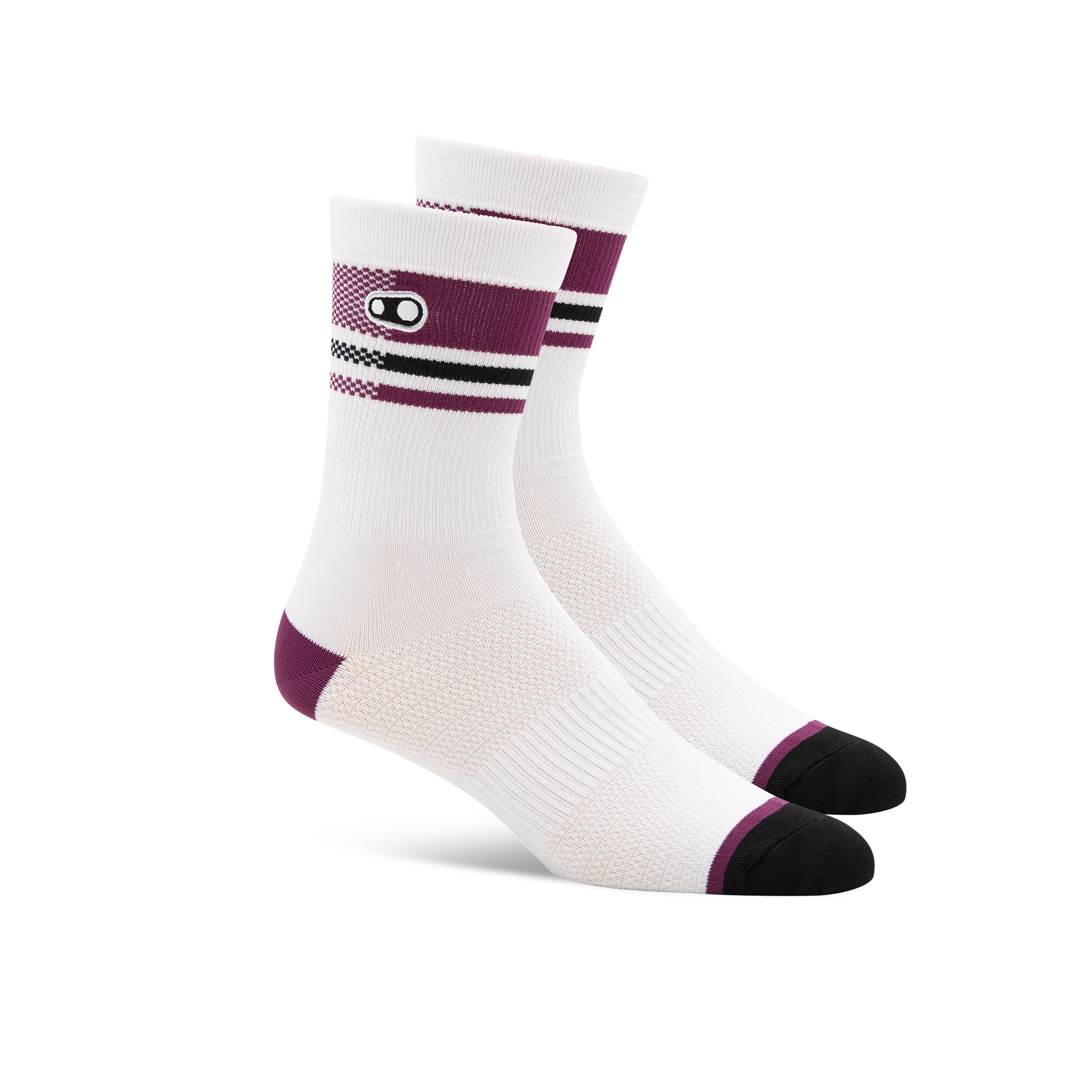 Icon MTB Socks - White/Purple