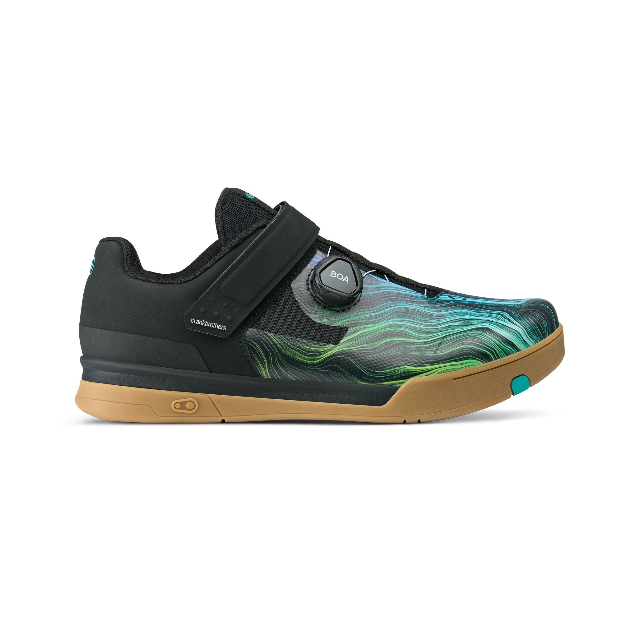 Mallet BOA® Clip-In Shoes - Black/Blue Swirl - Image 5