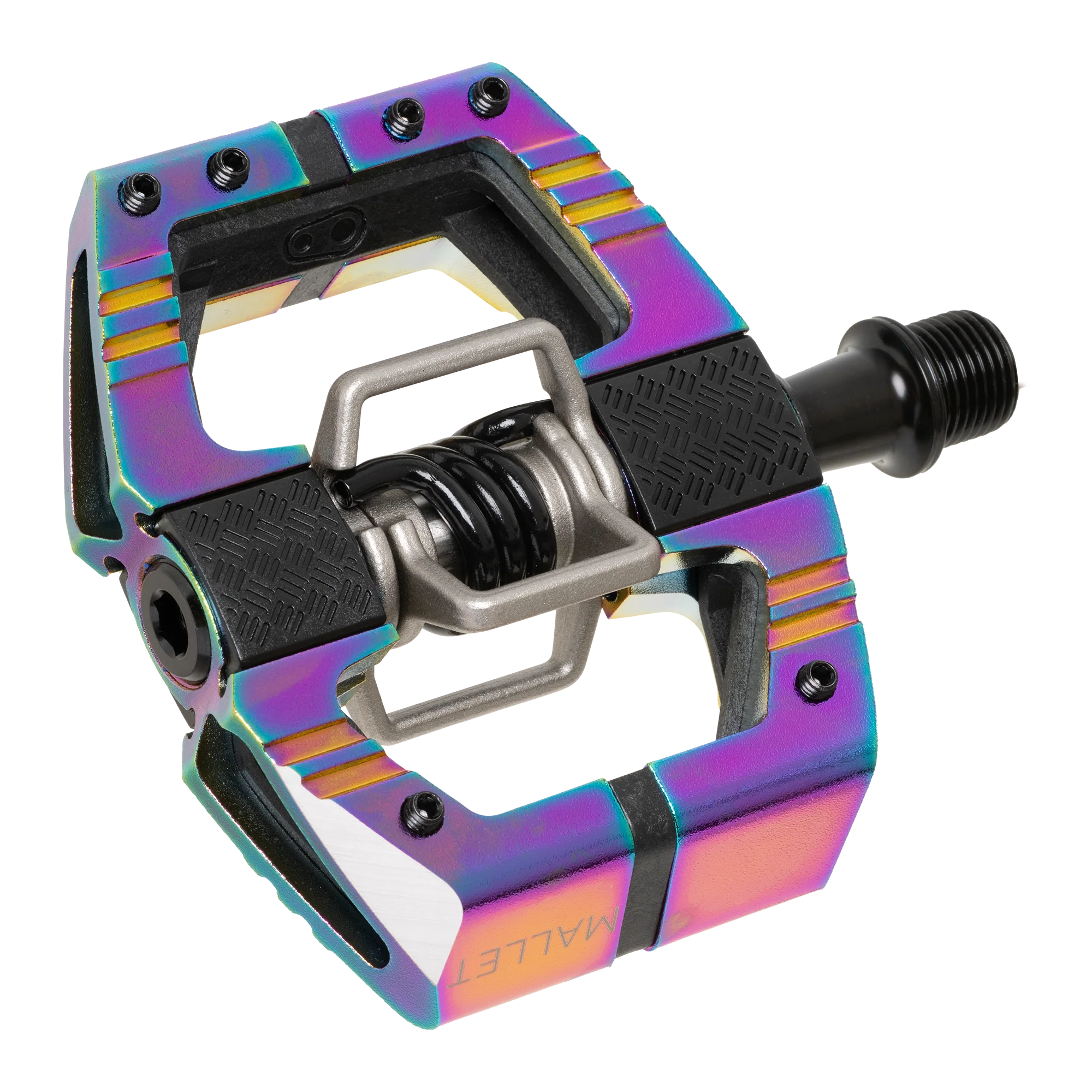 Mallet Enduro Clip-In Pedals - Limited Edition Oil Slick - Image 3