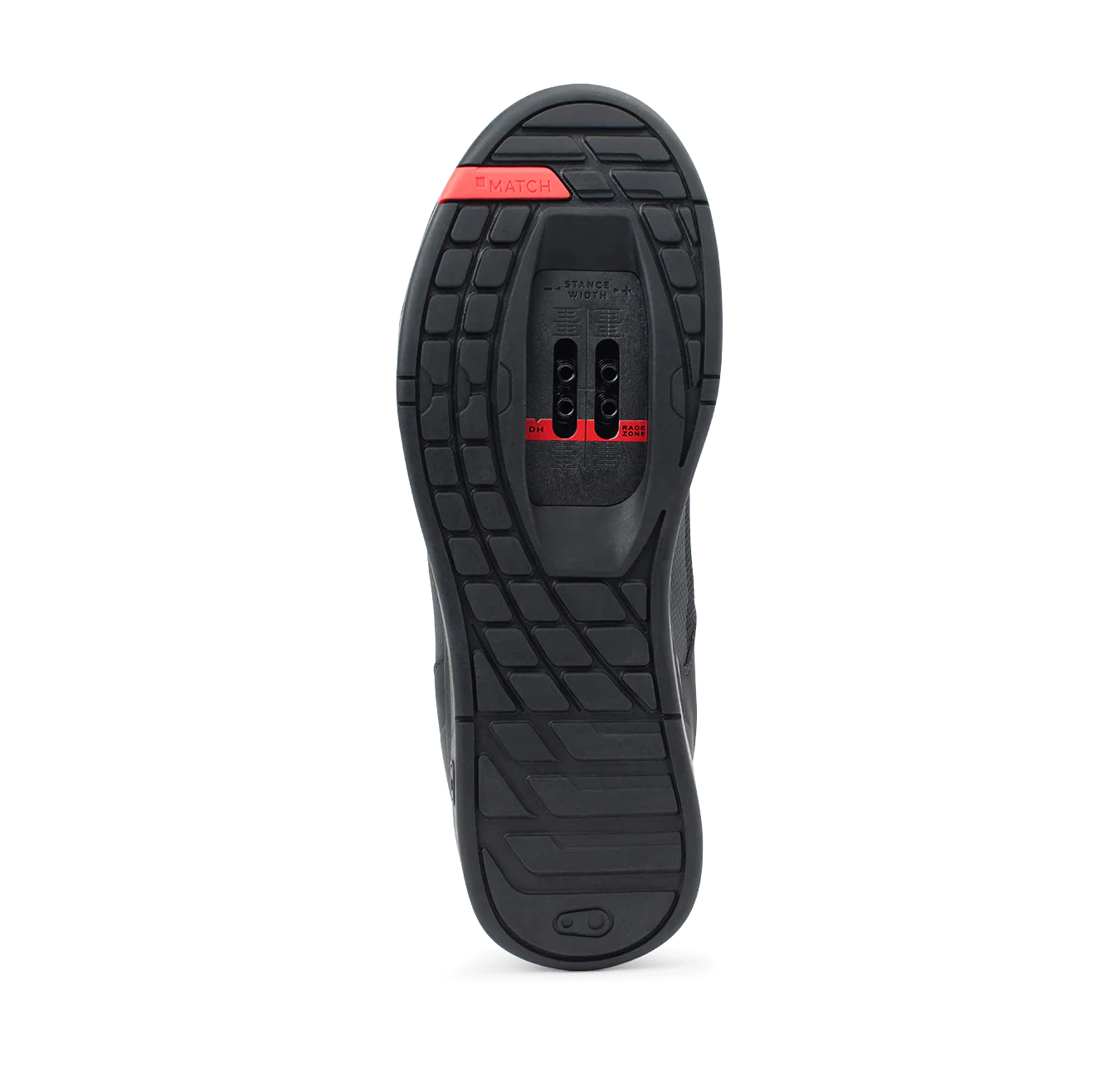 Mallet Lace Clip-In Shoes - Black/Red - Image 5
