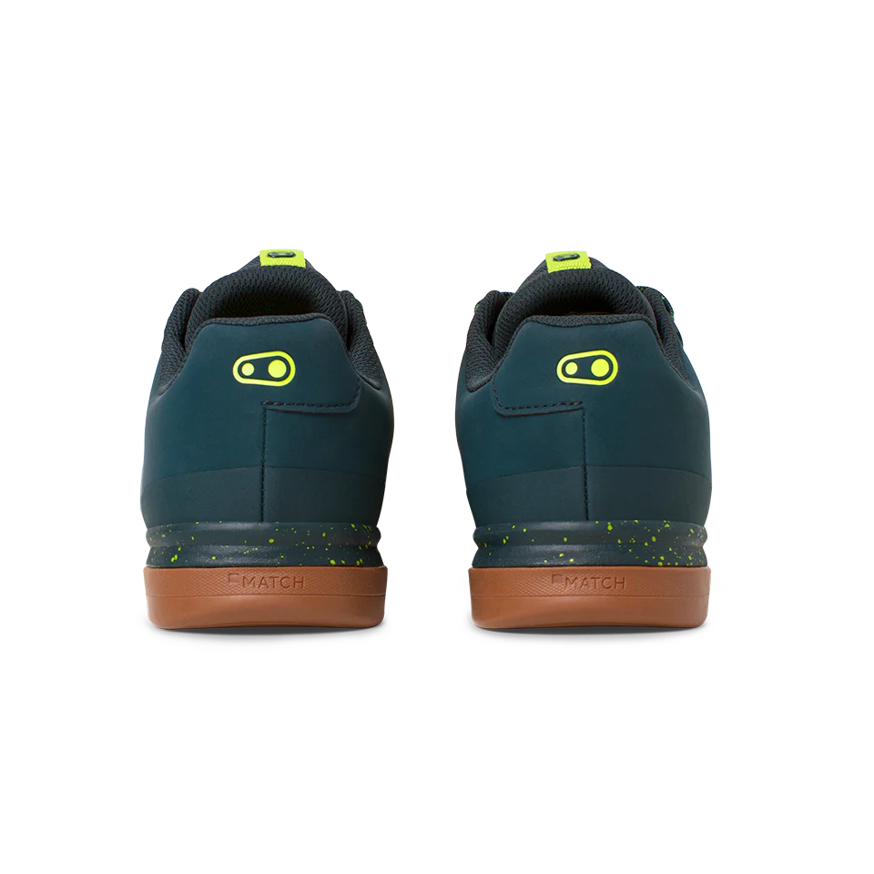 Mallet Lace Clip-In Shoes - Petrol/Lime Splatter - Image 5