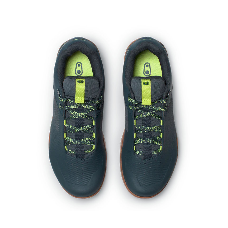 Mallet Lace Clip-In Shoes - Petrol/Lime Splatter - Image 6