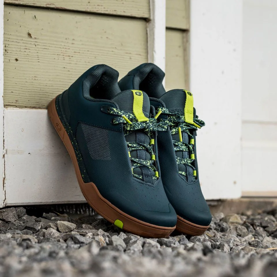 Mallet Lace Clip-In Shoes - Petrol/Lime Splatter - Image 7