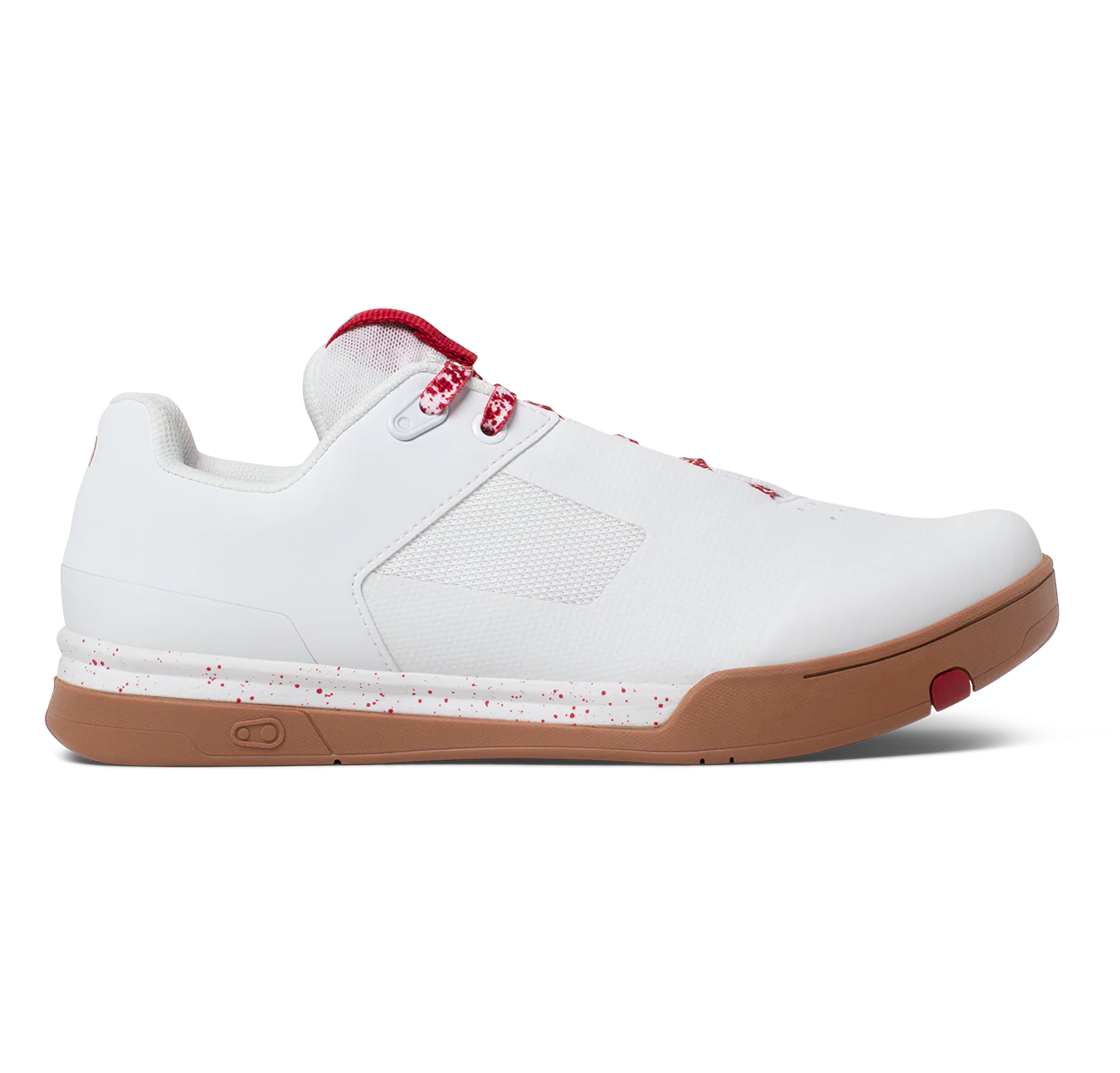 Mallet Lace Clip-In Shoes - White/Red Splatter - Image 3