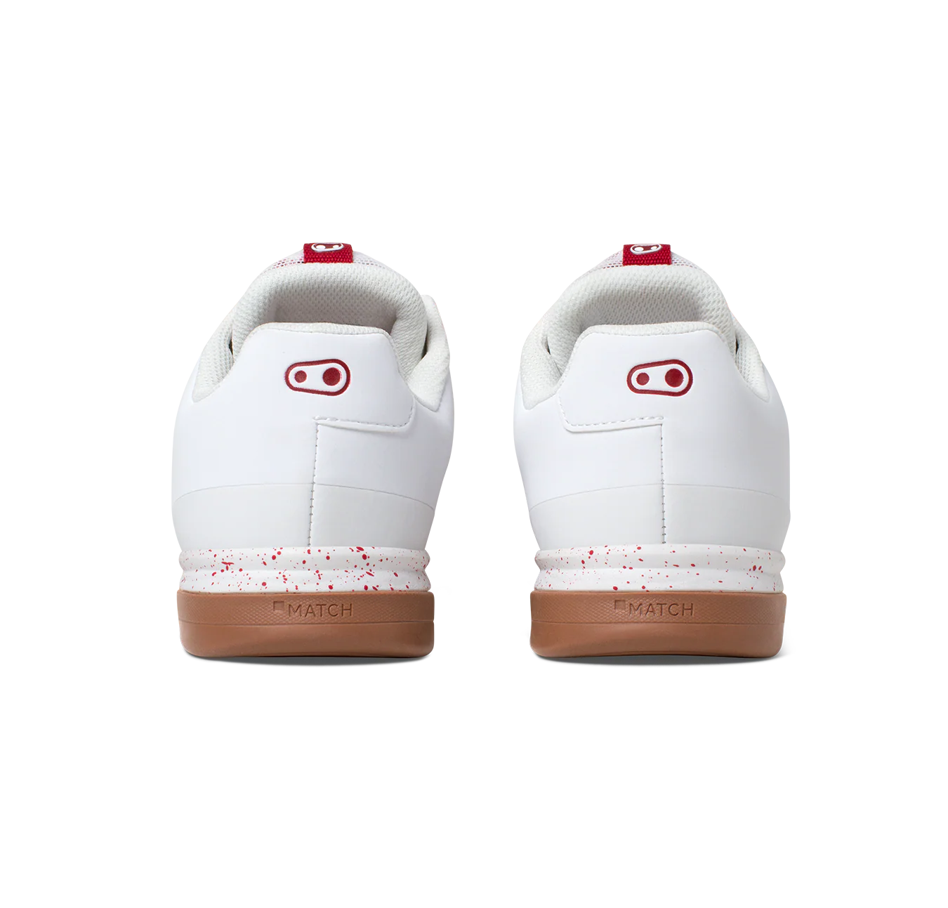 Mallet Lace Clip-In Shoes - White/Red Splatter - Image 6