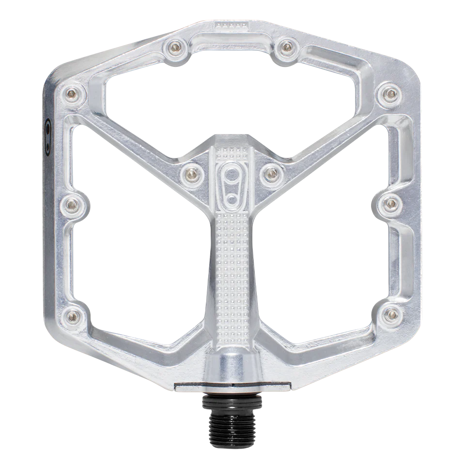 Stamp 7 Large Alloy Flat Pedals - Silver Edition