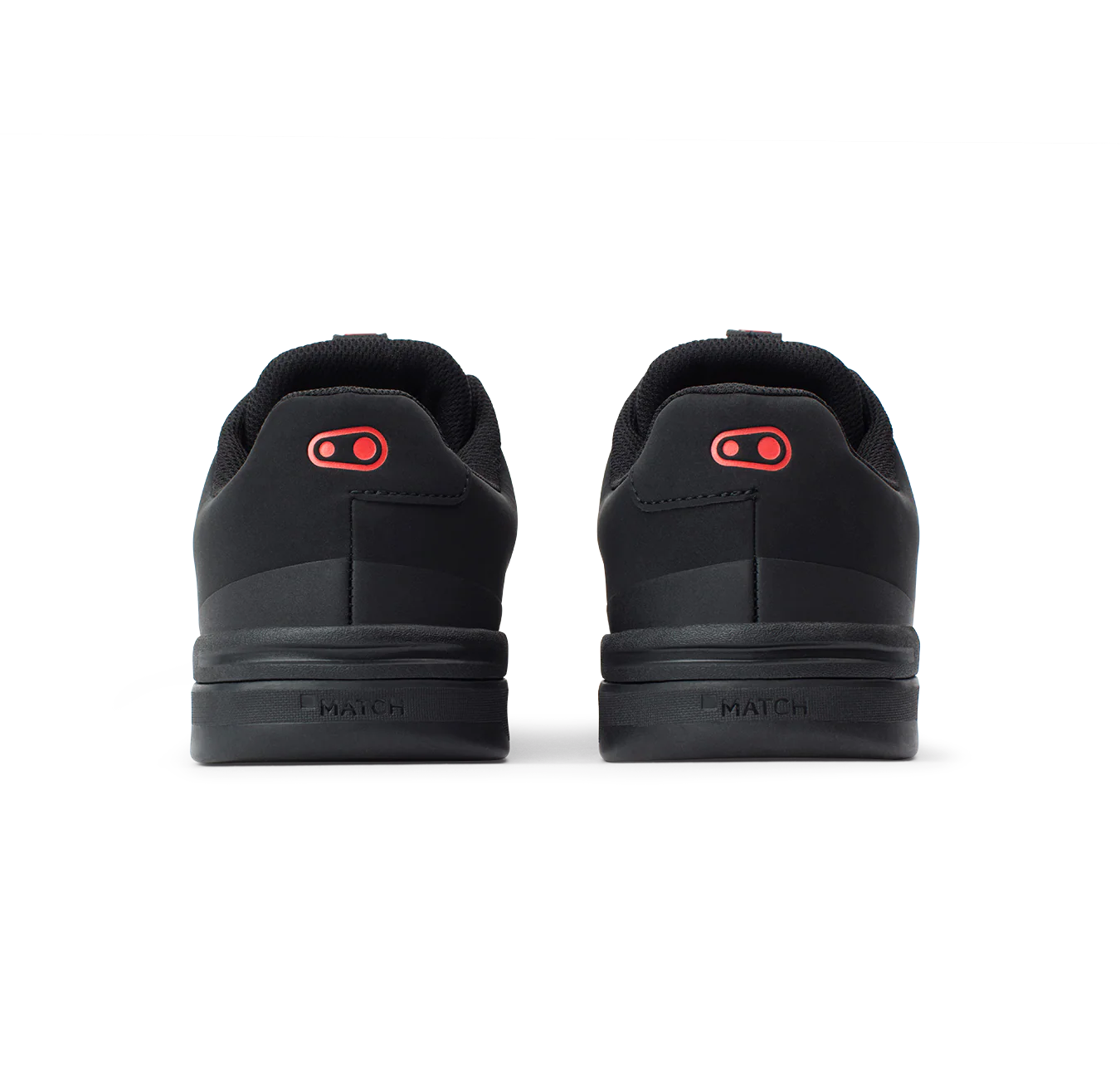 Stamp Lace Flat Shoes - Black/Red - Image 5