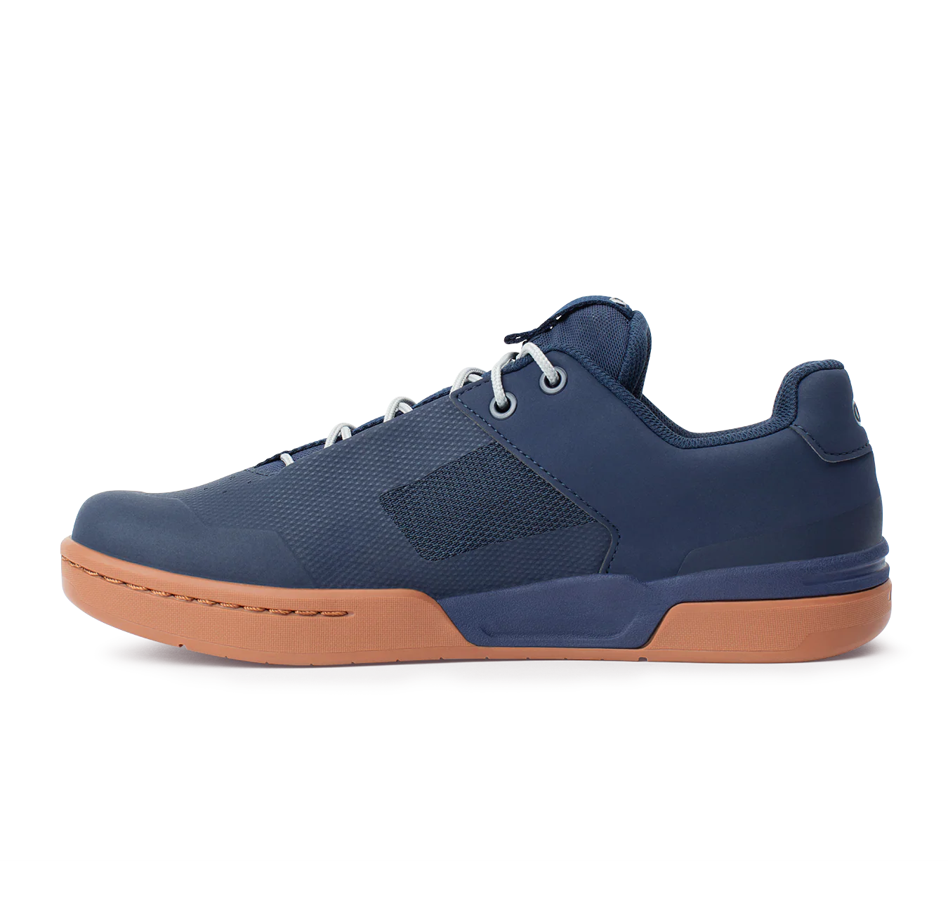 Stamp Lace Flat Shoes - Navy/Gum - Image 3