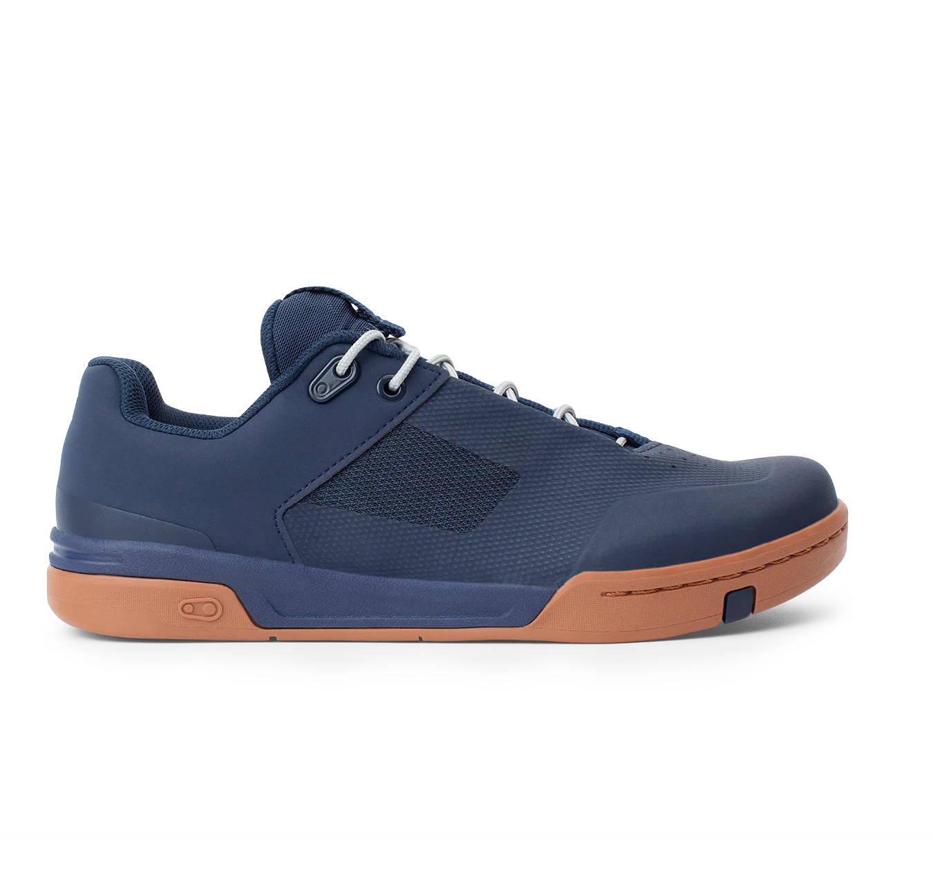 Stamp Lace Flat Shoes - Navy/Gum - Image 4