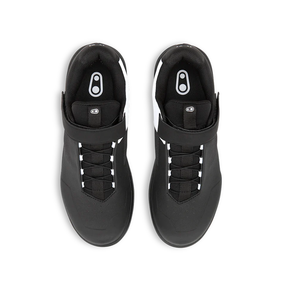 Stamp Speed Lace Flat Shoes - Black/White - Image 5