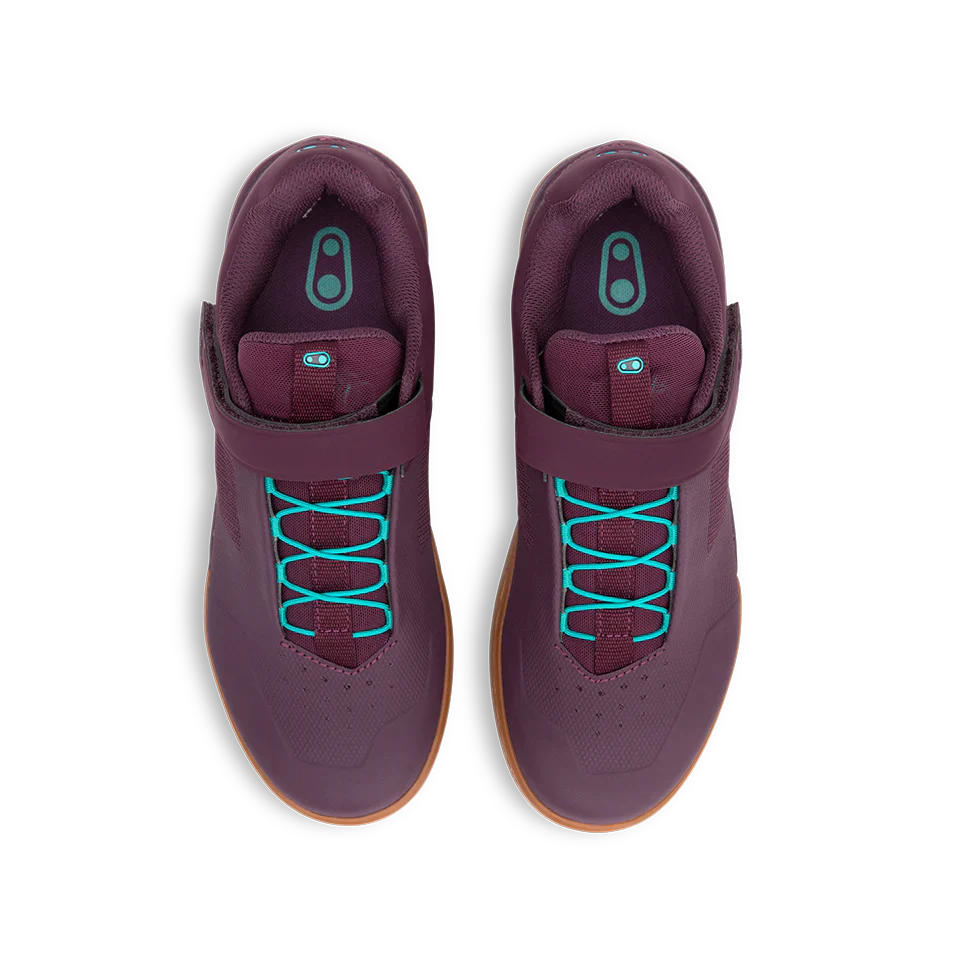 Stamp Speed Lace Flat Shoes - Purple/Gum - Image 6