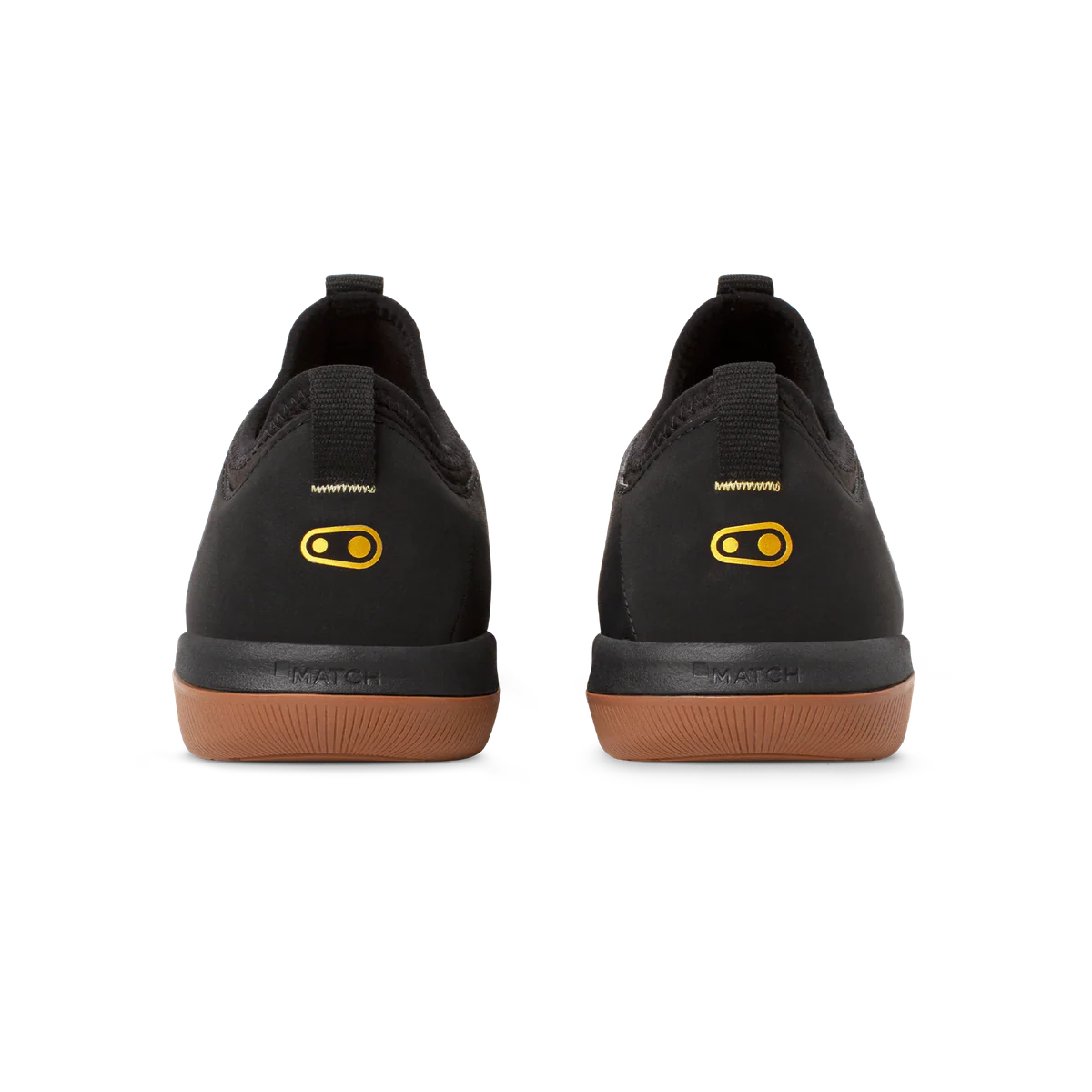 Stamp Street Fabio Flat Shoes - Black/Gum - Image 5