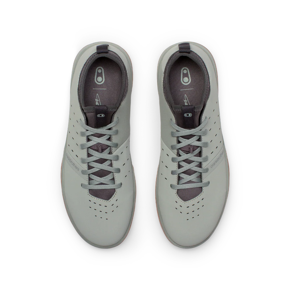 Stamp Street Fabio Flat Shoes - Sage/Gum - Image 6