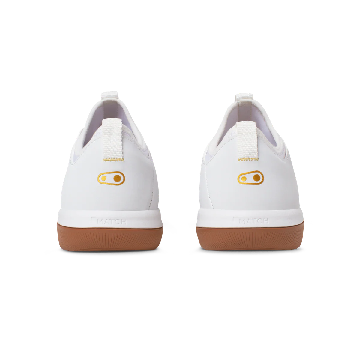 Stamp Street Fabio Flat Shoes - White/Gum - Image 5