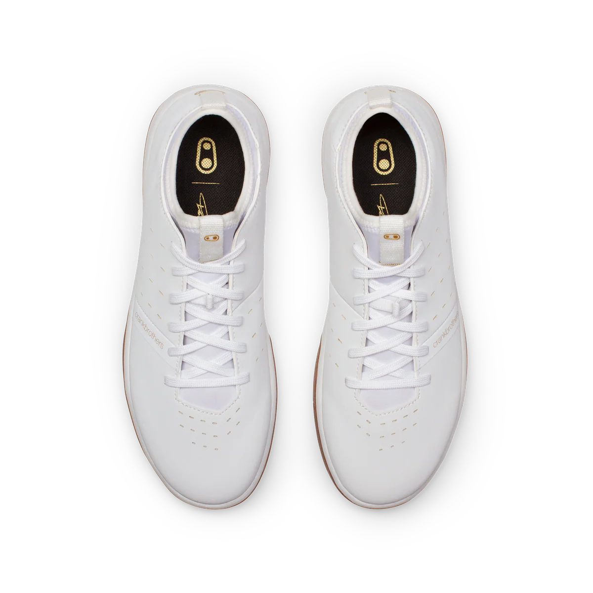 Stamp Street Fabio Flat Shoes - White/Gum - Image 6