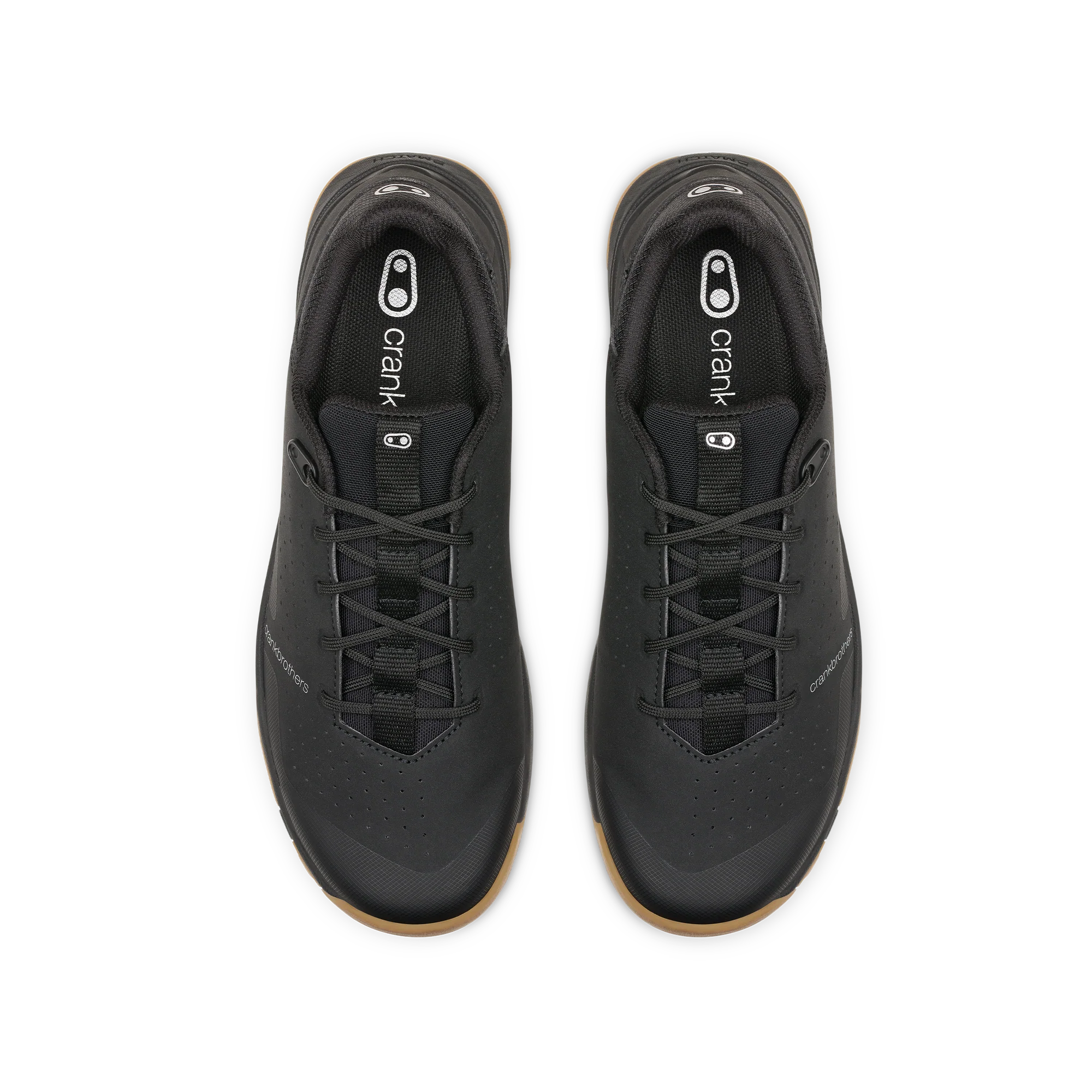 Stamp Trail Lace Flat Shoes - Black/Gum - Image 6