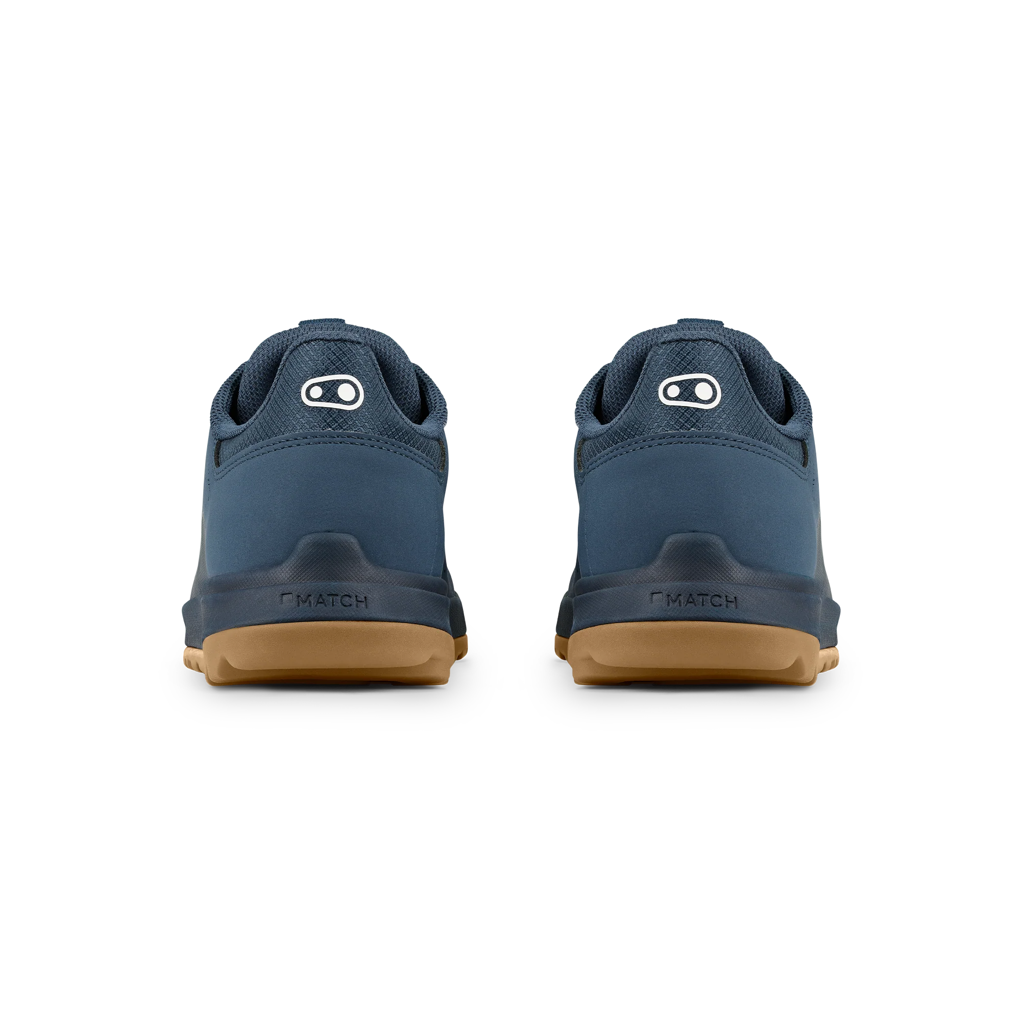 Stamp Trail Lace Flat Shoes - Navy/Gum - Image 6