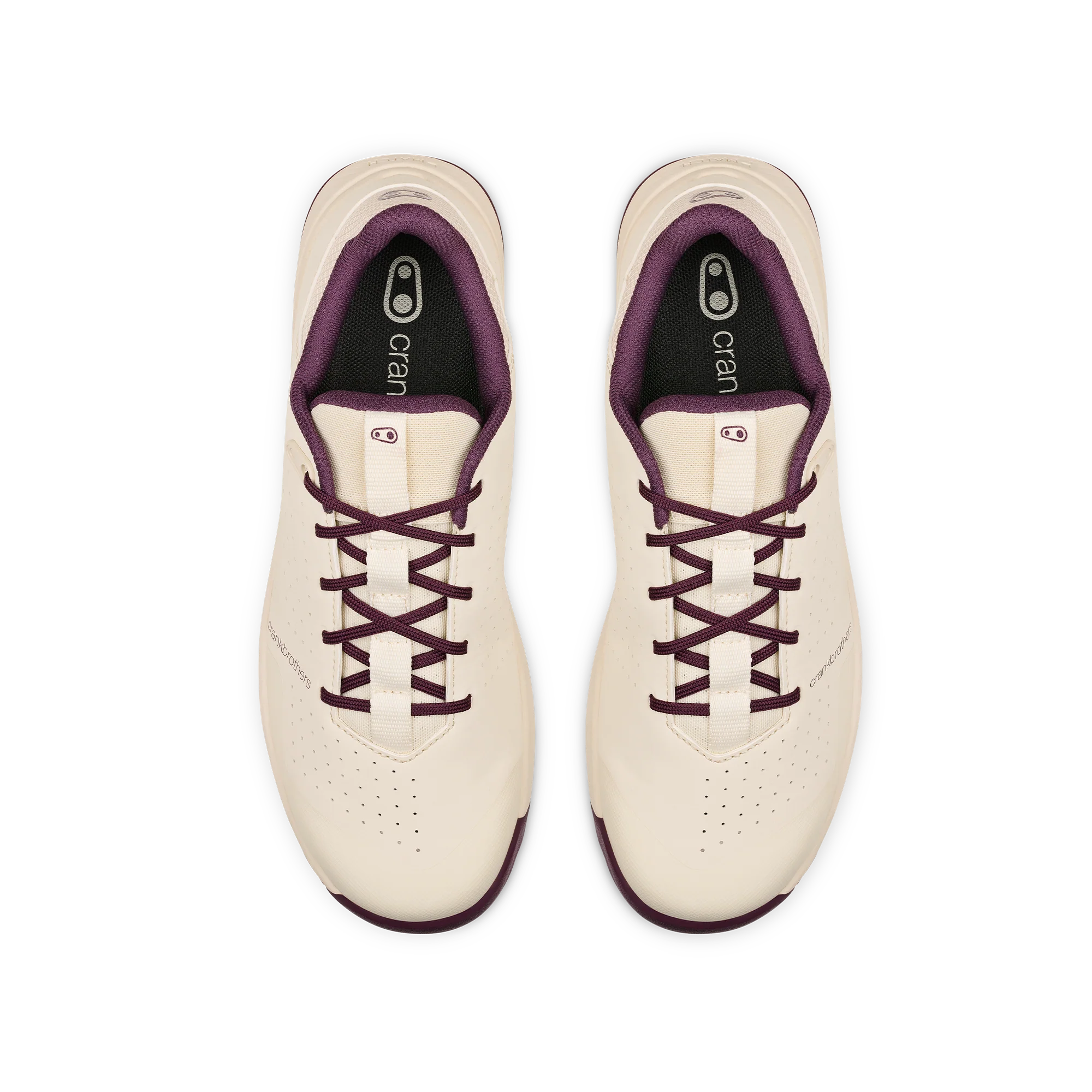Stamp Trail Lace Flat Shoes - Swan/Purple - Image 6