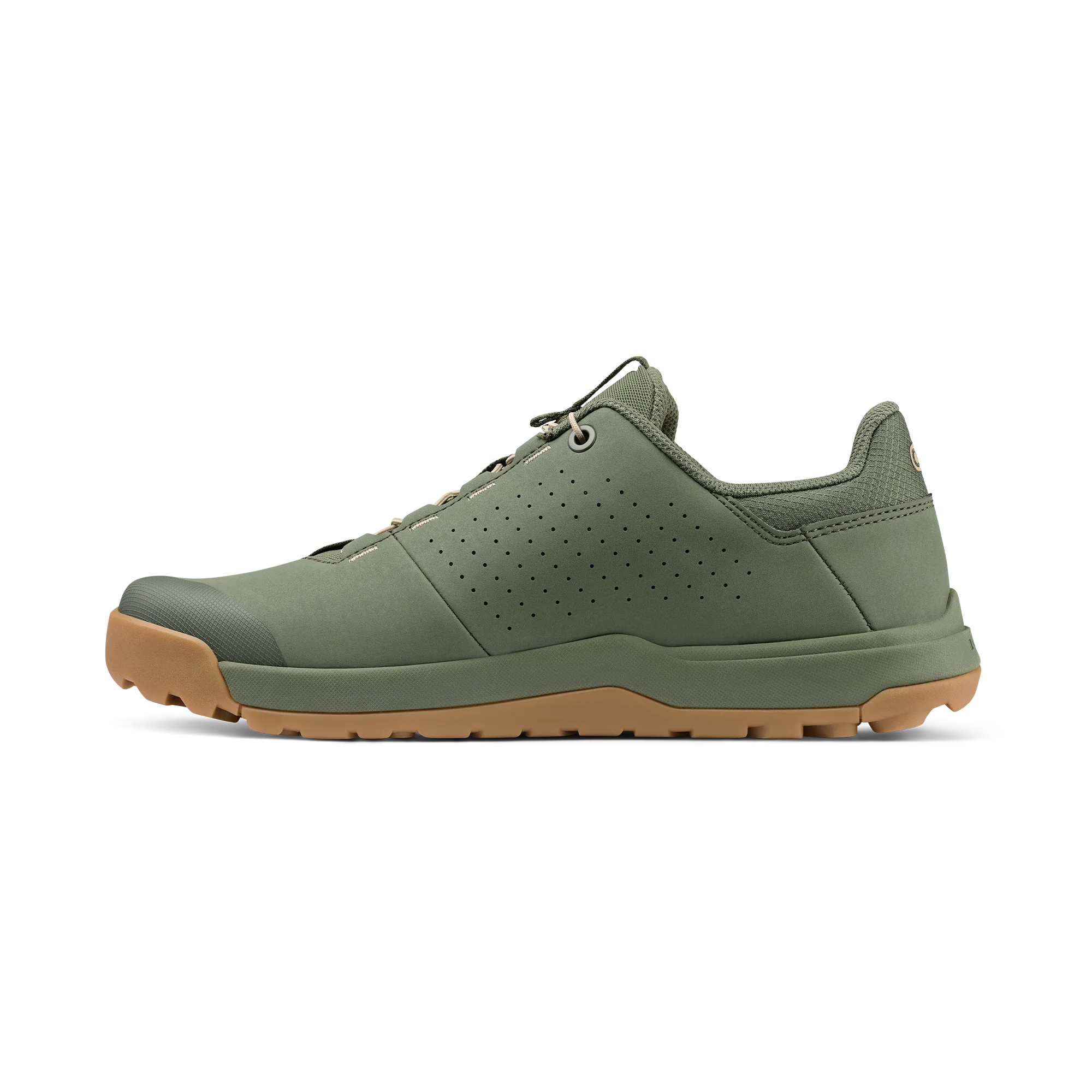 Stamp Trail Speed Lace Flat Shoes - Green/Gum - Image 3