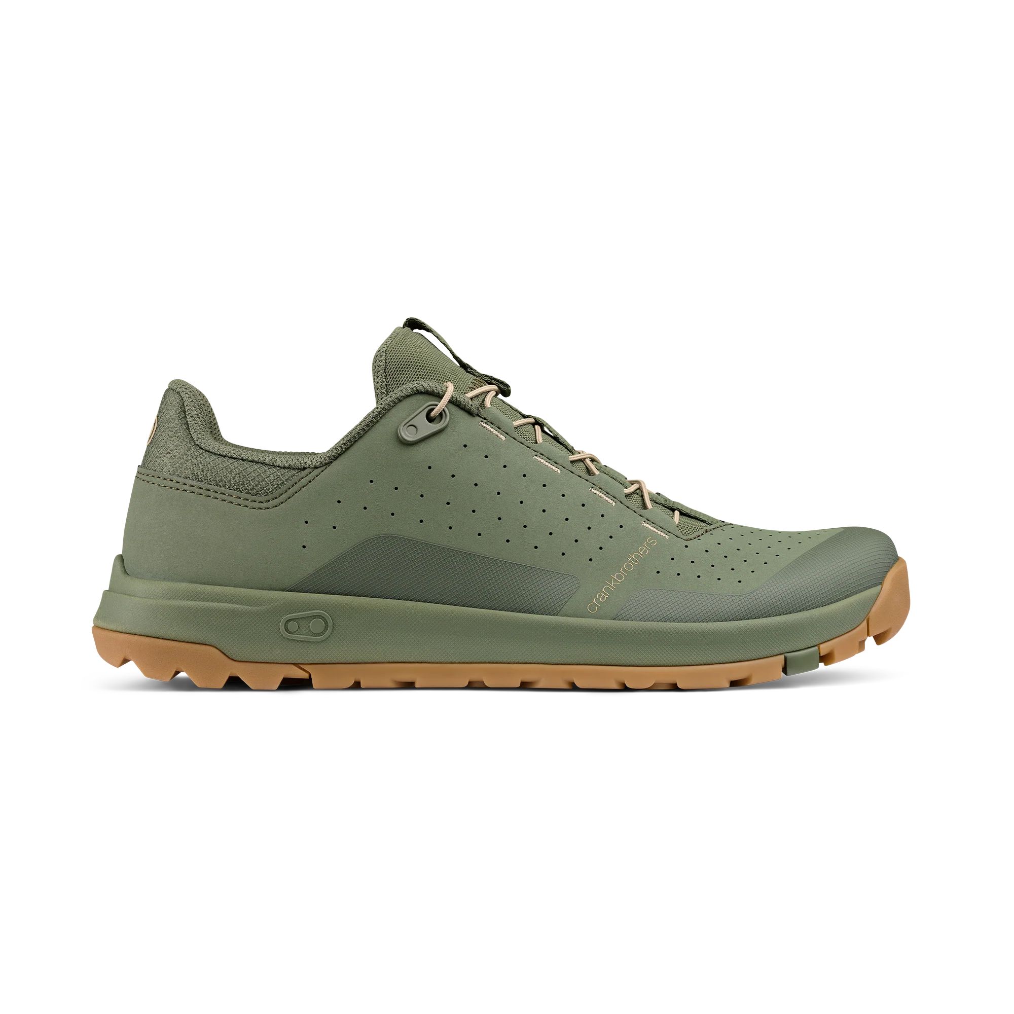 Stamp Trail Speed Lace Flat Shoes - Green/Gum - Image 4