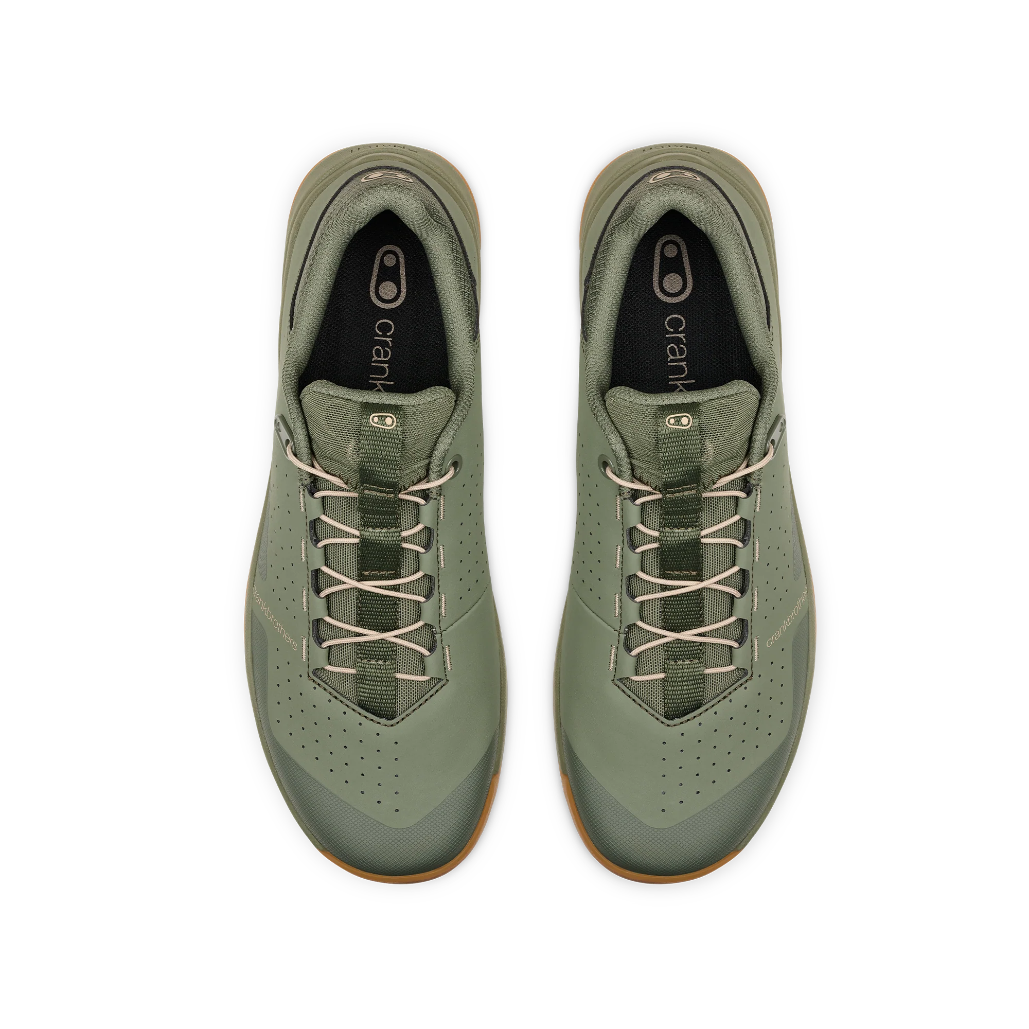 Stamp Trail Speed Lace Flat Shoes - Green/Gum - Image 6